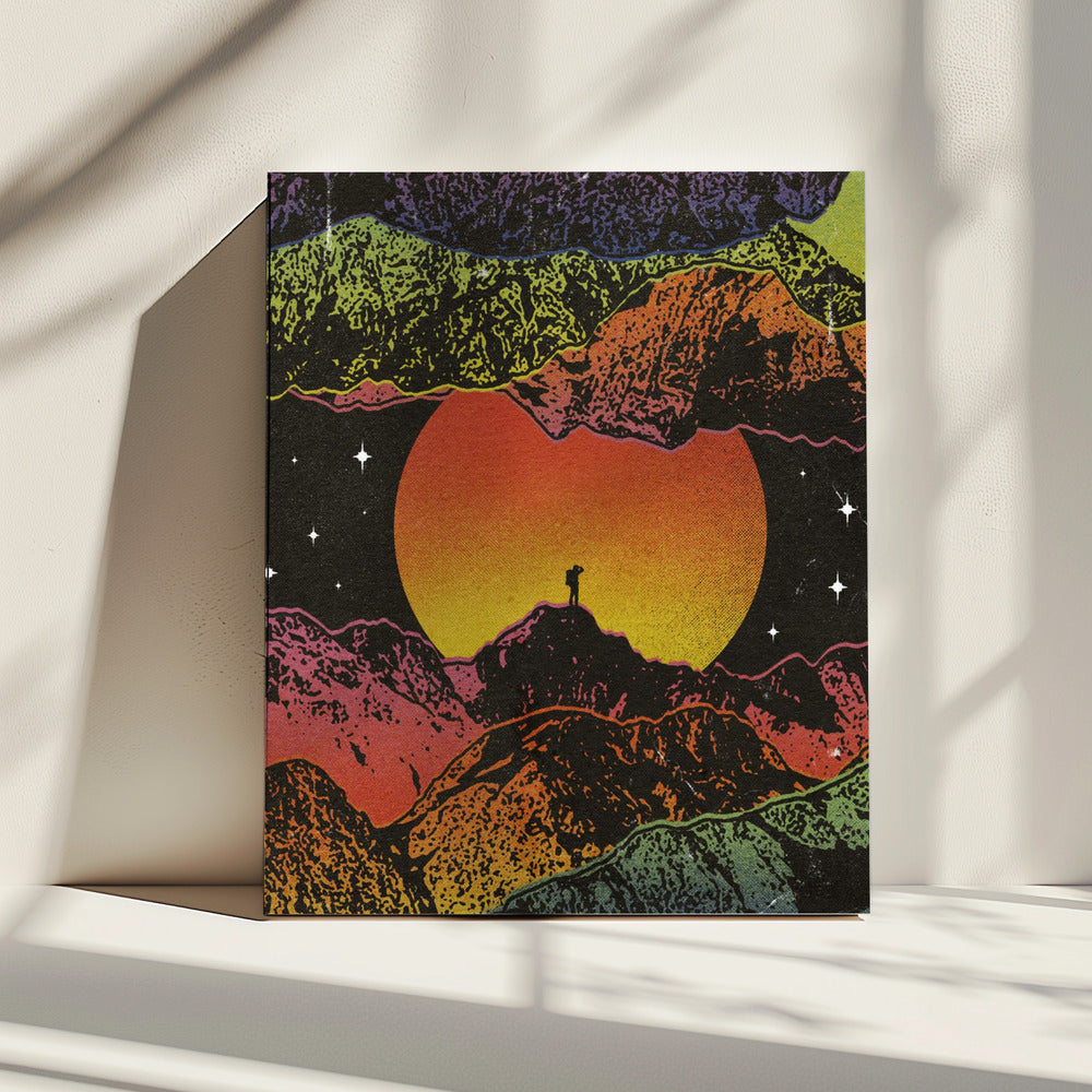 Weltraumwanderer | Leinwand