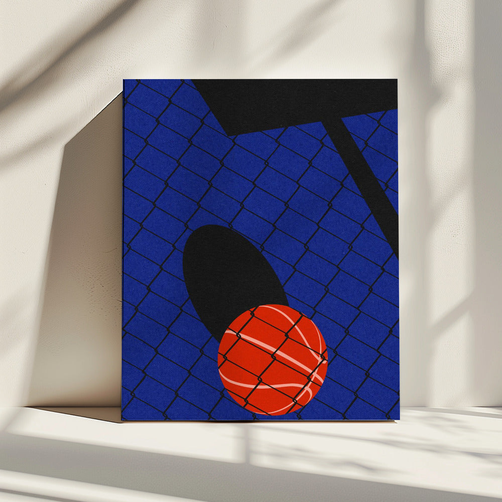 Backjard Basketballplatz | Leinwand