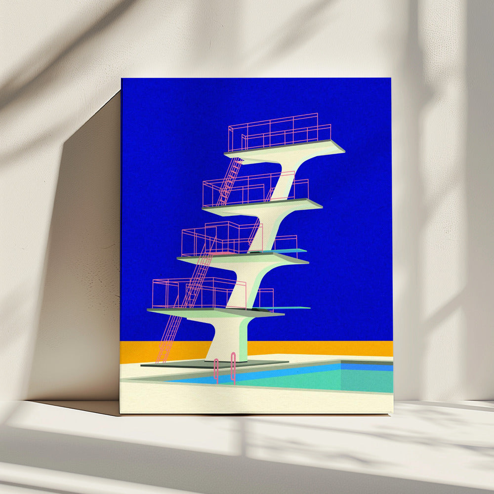 Sprungturm | Leinwand