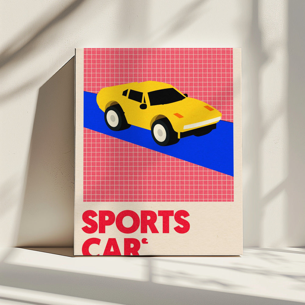 Sportwagen | Leinwand