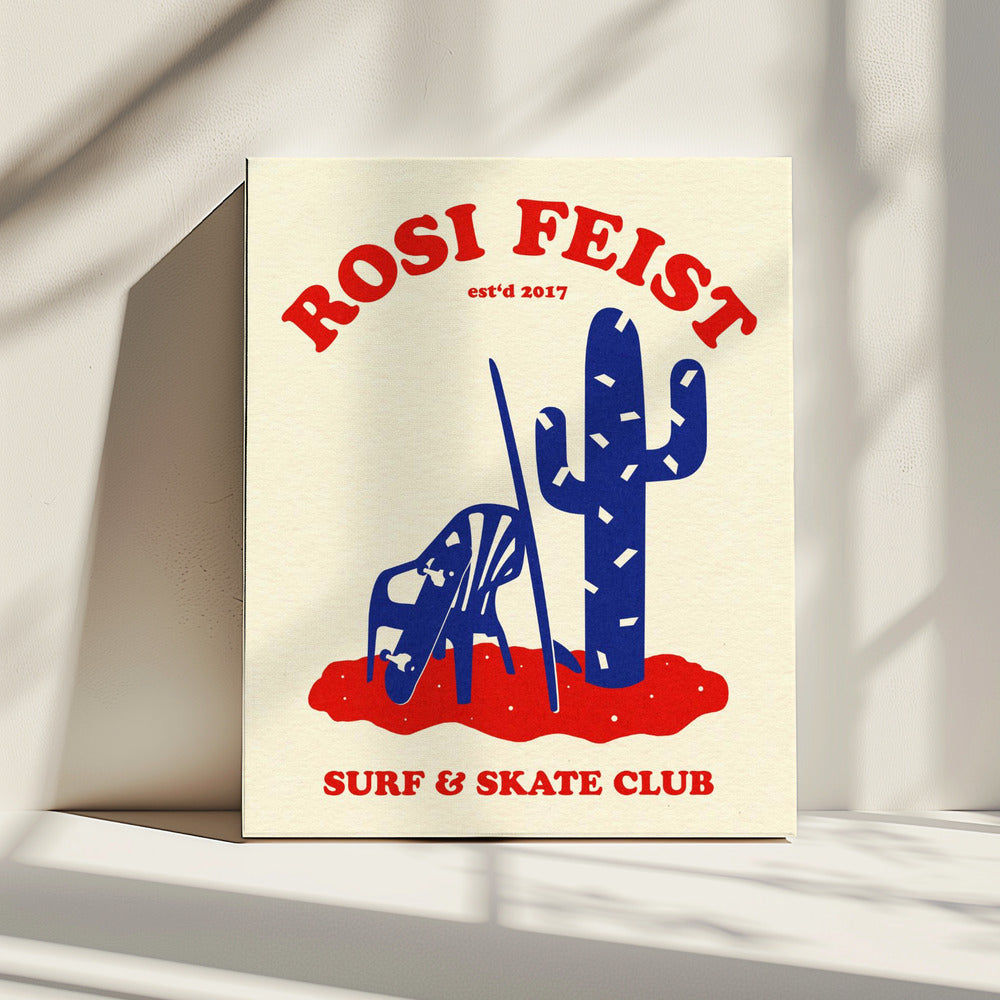 Rosi Feist Surf & Skate Club | Leinwand