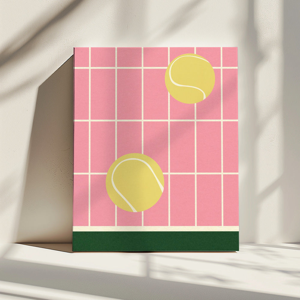 Tennisküche | Leinwand