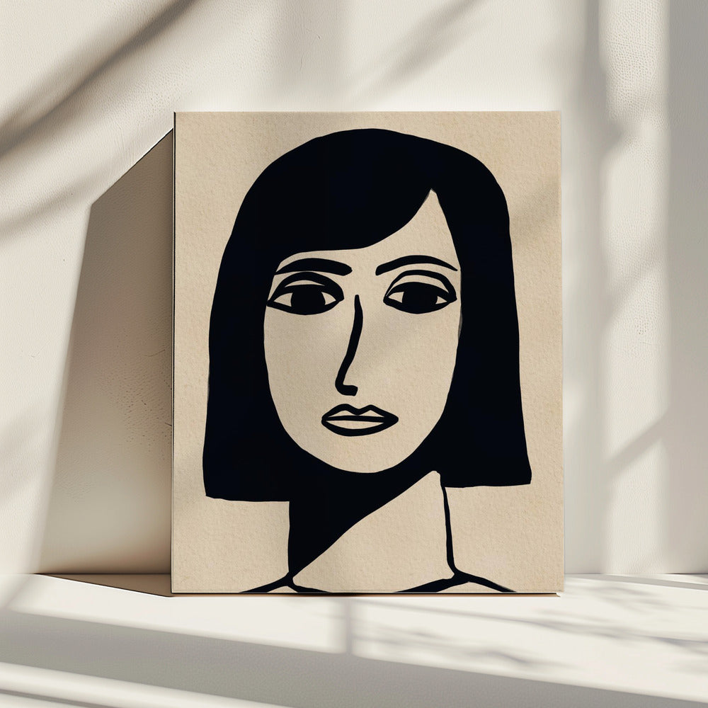 Gesicht einer Frau | Leinwand