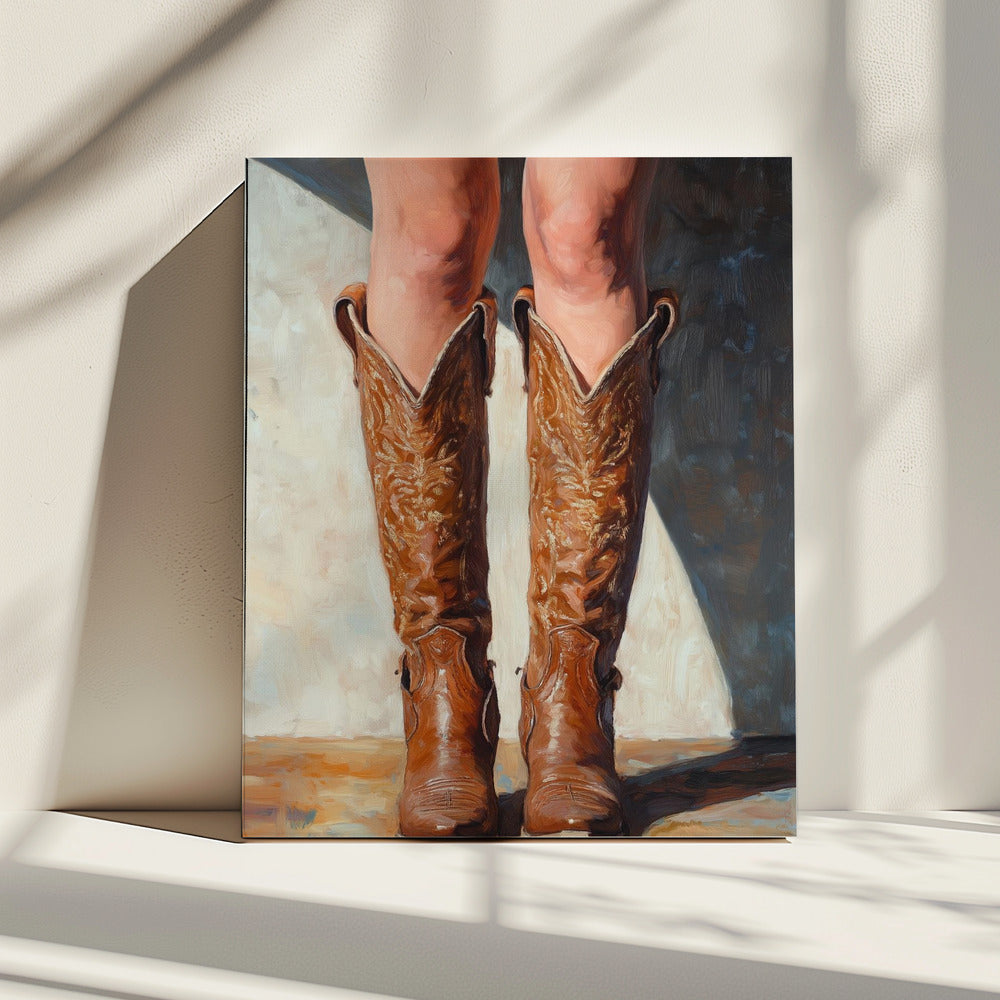 Cowboystiefel | Leinwand