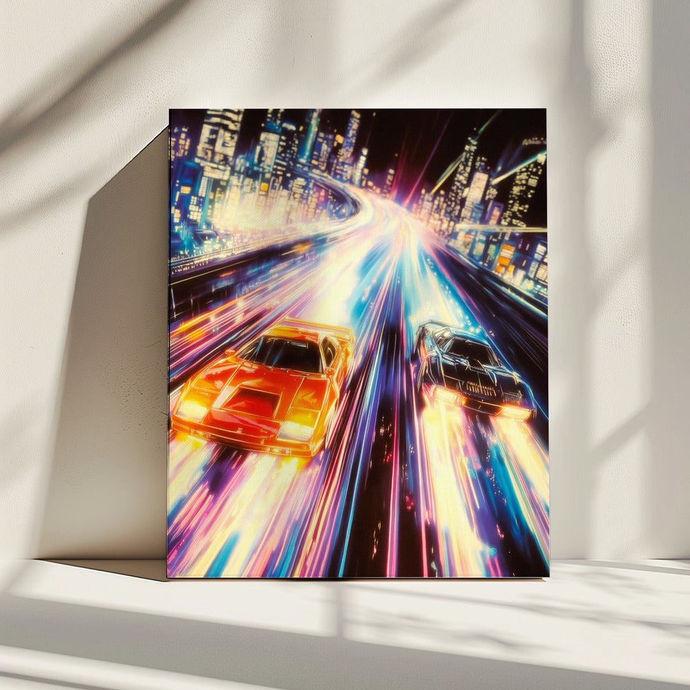 Straßenrennfahrer | Leinwand