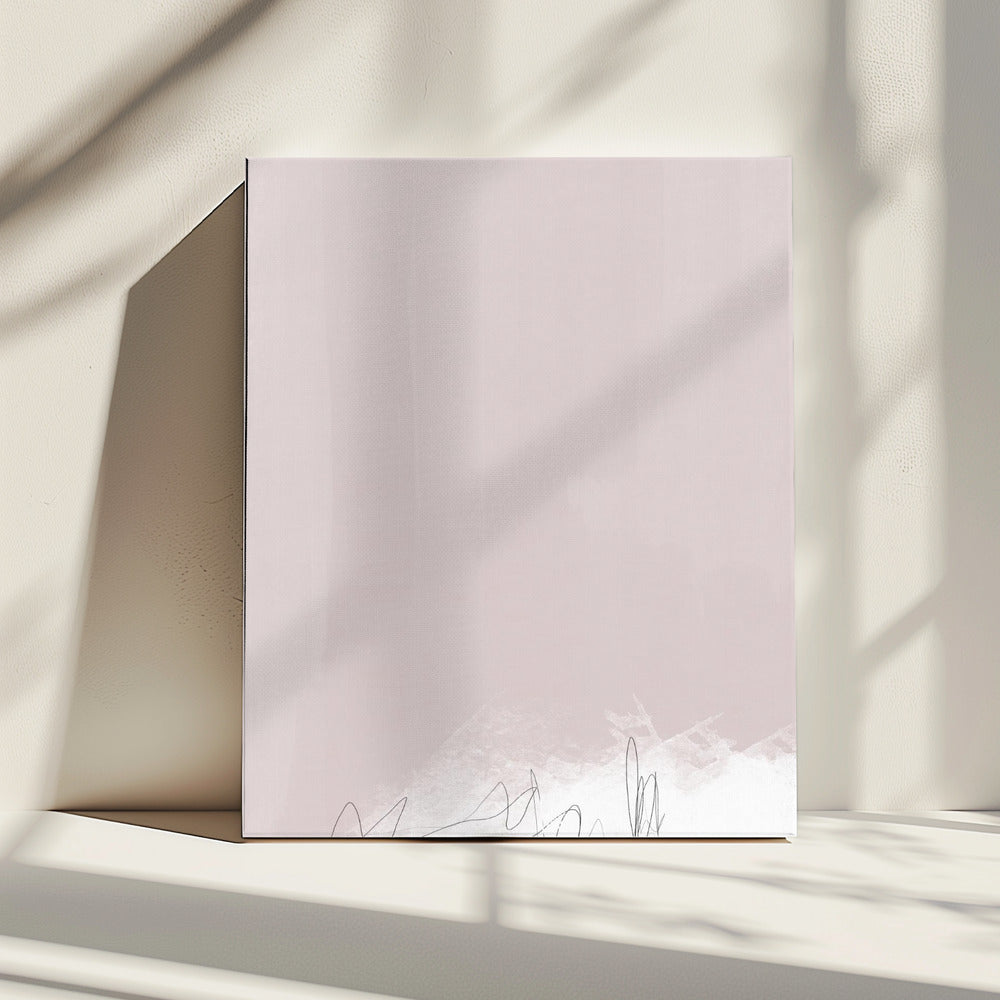 Whispers in Soft Beige | Leinwand