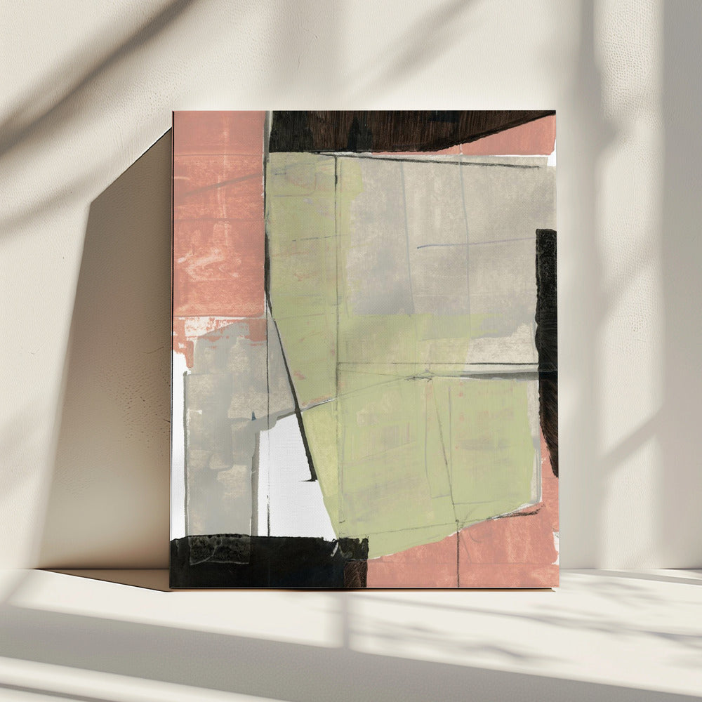 Abstrakte neutrale Architektur 1 | Leinwand