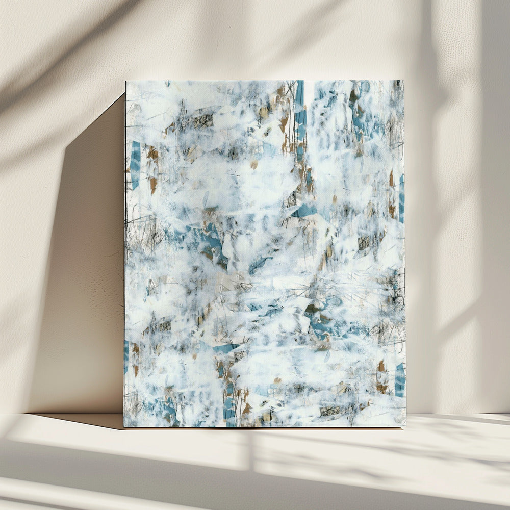 Abstract White Mist 3 | Canvas