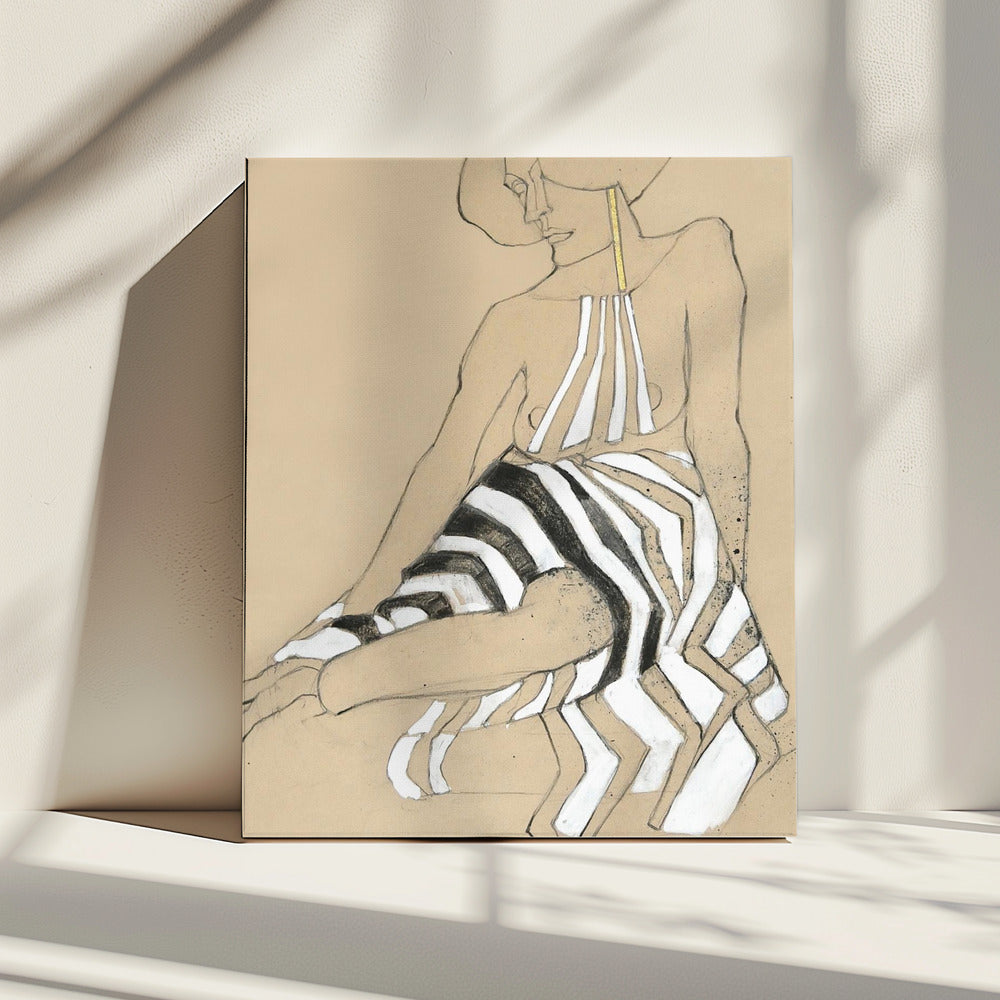 Akt Jugendstil | Leinwand