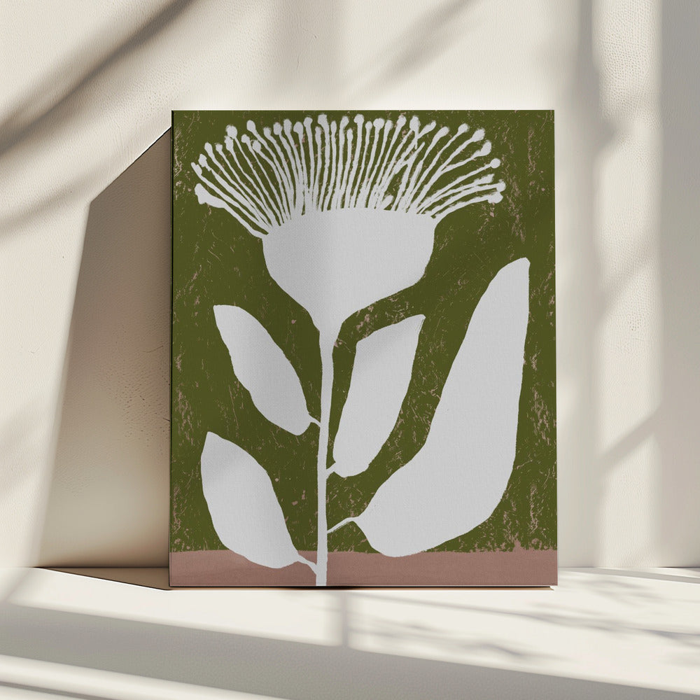 Botanisches Design einer Blume gegen | Leinwand