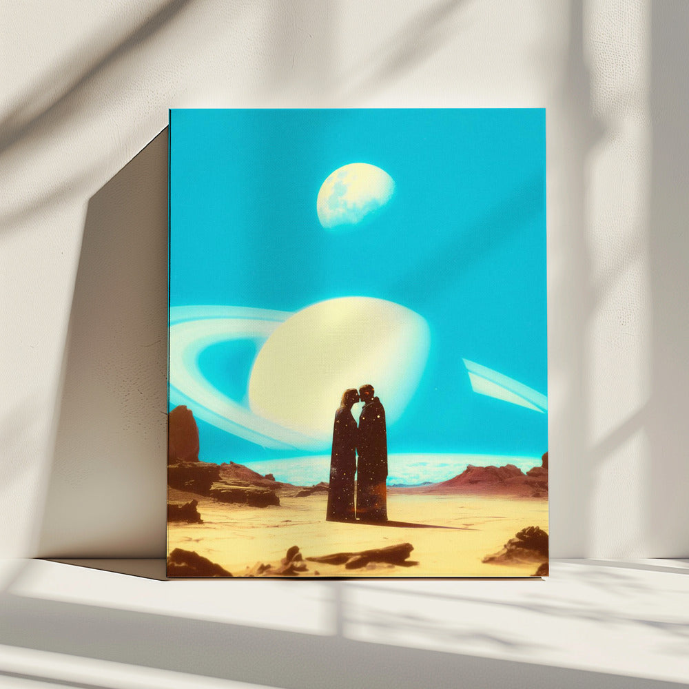 Sich auf dem Mars verlieben | Leinwand