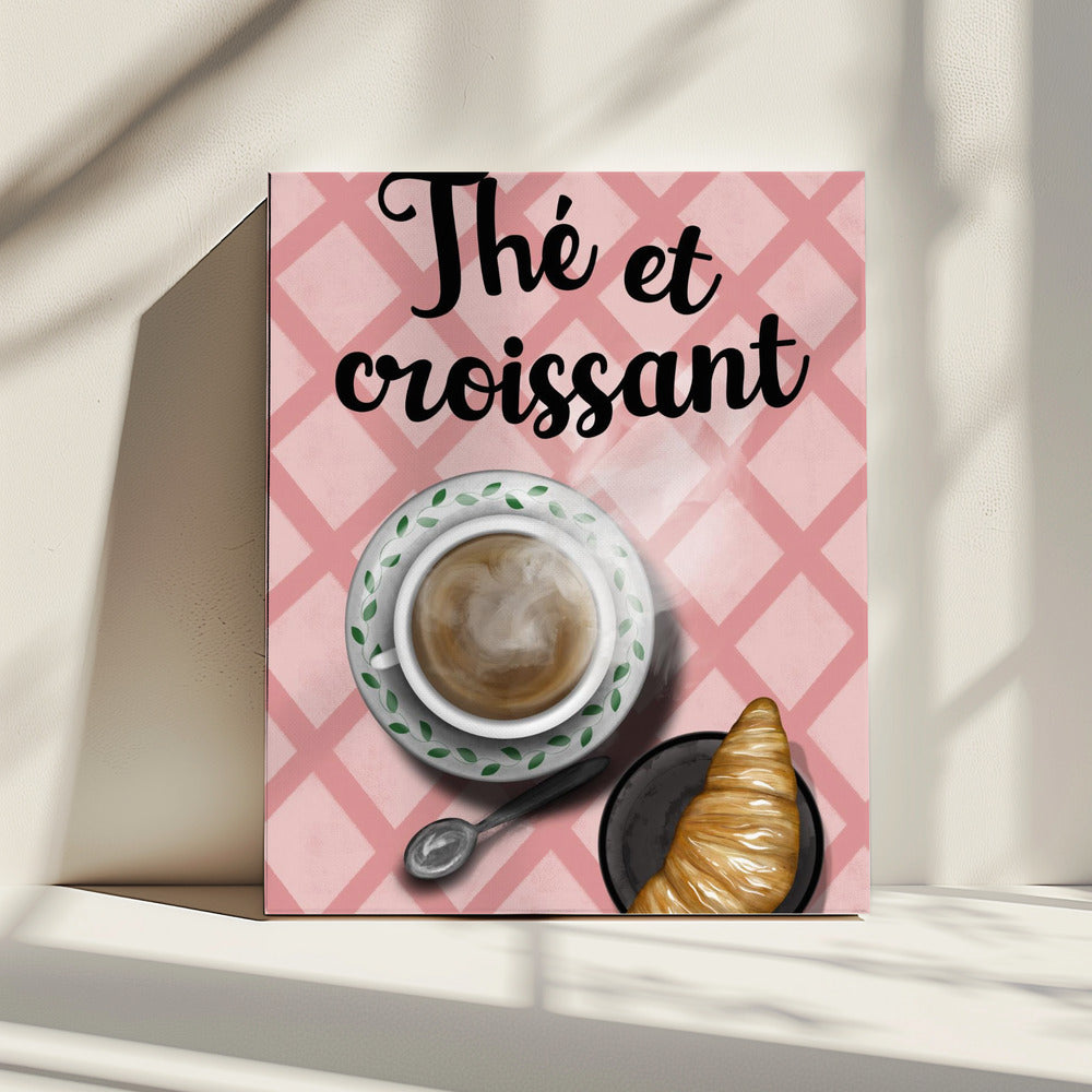 Das Croissant | Leinwand