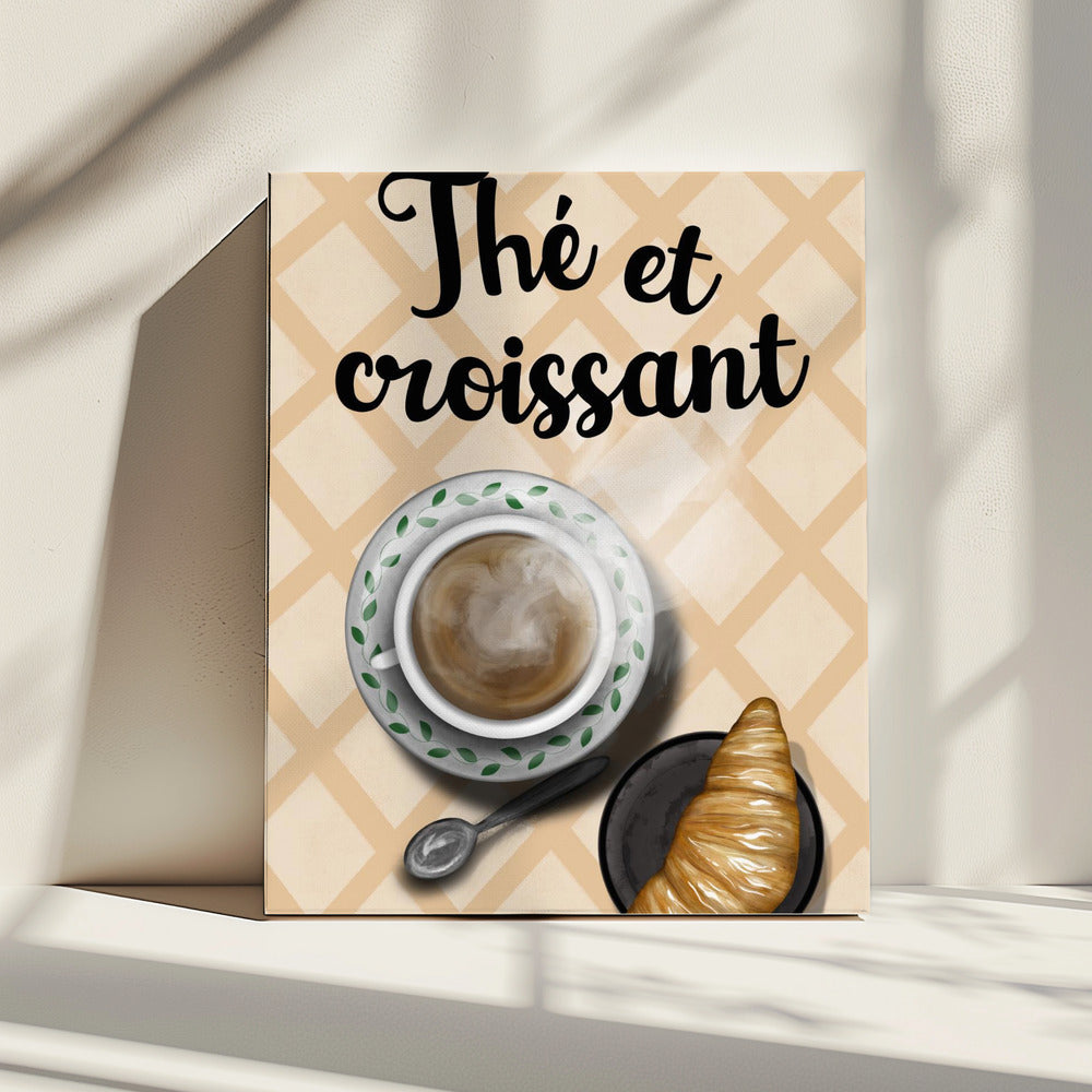 Das Croissant | Leinwand