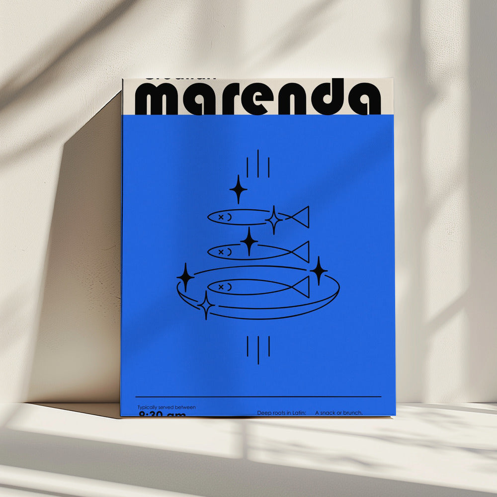 Kroatische Marenda | Leinwand