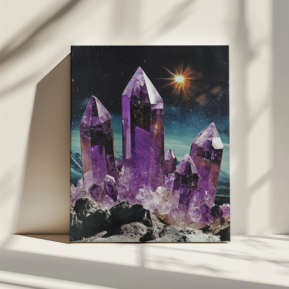 Galaktischer Amethyst | Leinwand