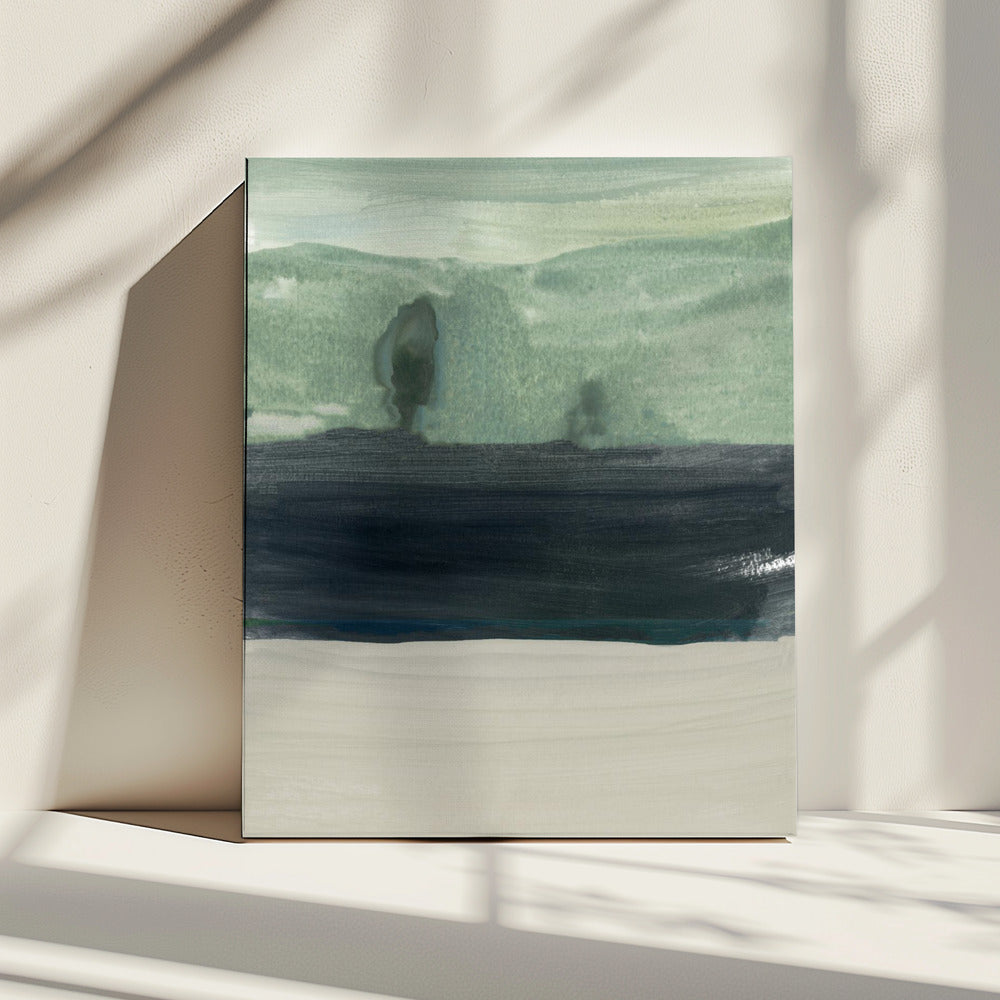 Minimale dunkle Landschaft 1 | Leinwand