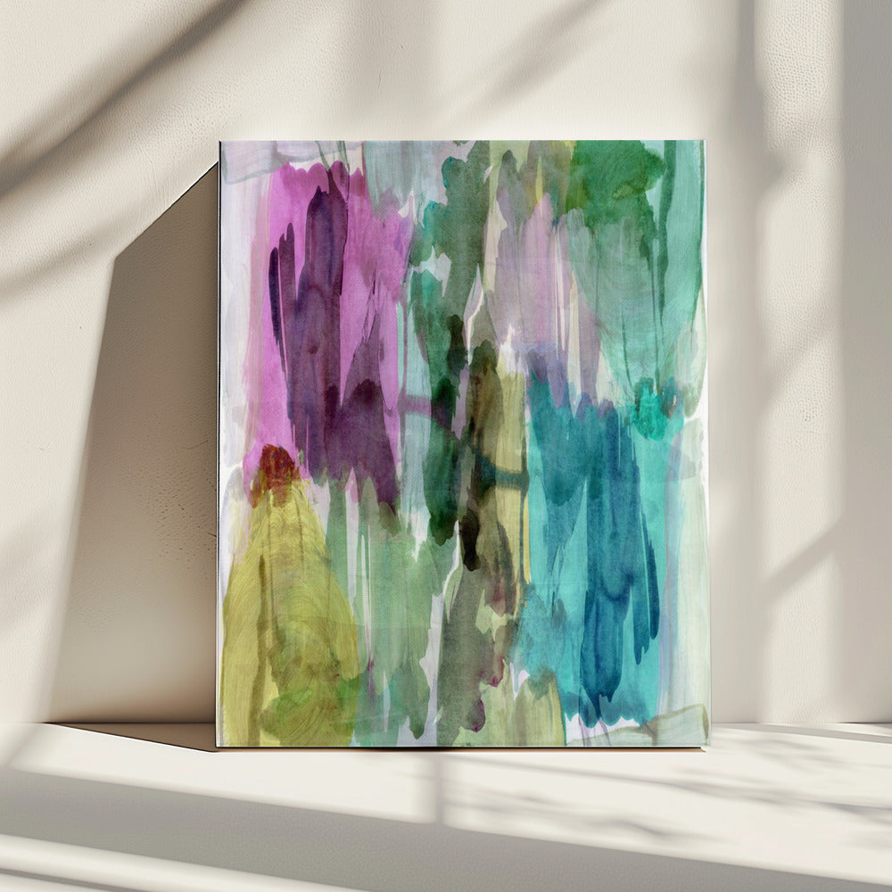Aquarell Organische Formen 4 | Leinwand