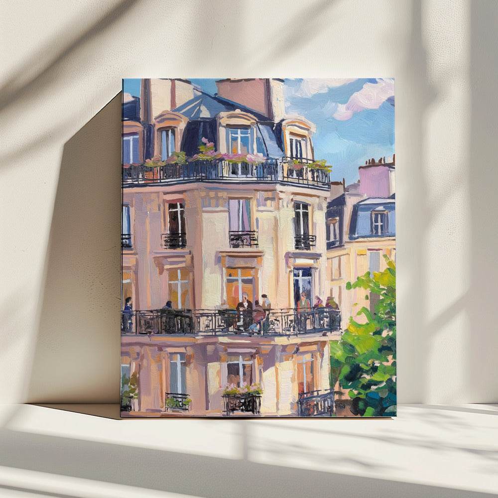 Pariser Gebäude | Leinwand