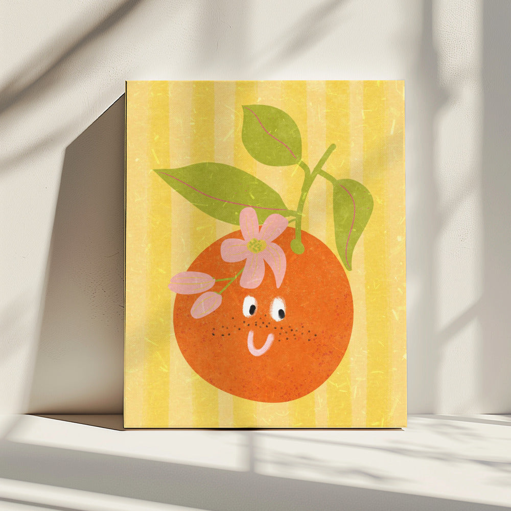 Hallo Orange | Leinwand