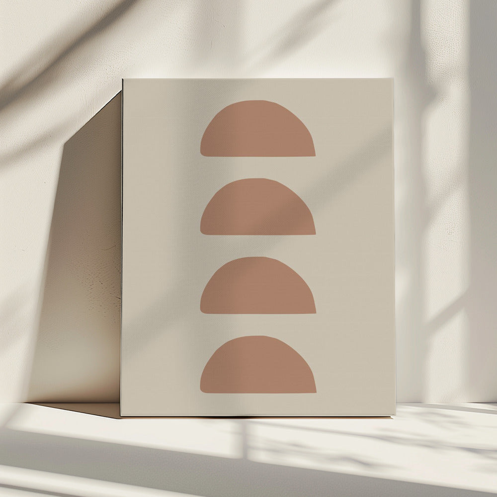Geometrischer Mokka | Leinwand