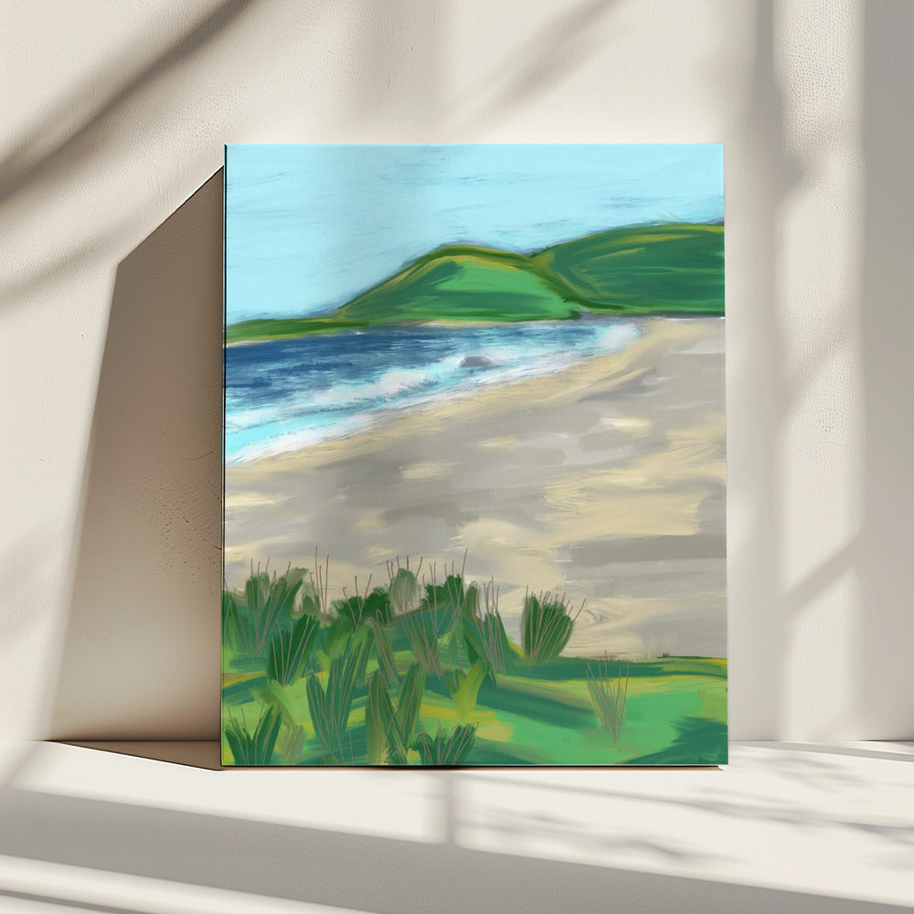 Verträumte Strandszene | Leinwand