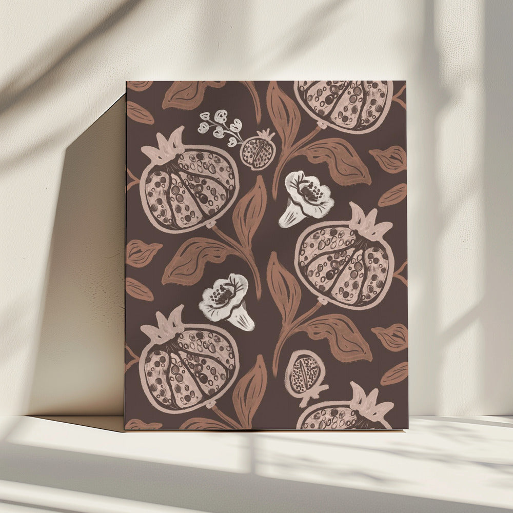 Pomegranates Pattern | Canvas
