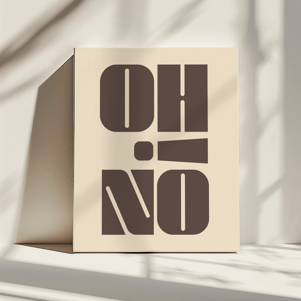 Oh nein! | Leinwand