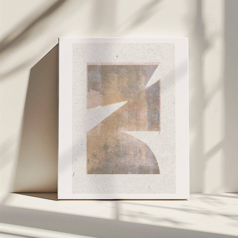 Geometrische Echos | Leinwand