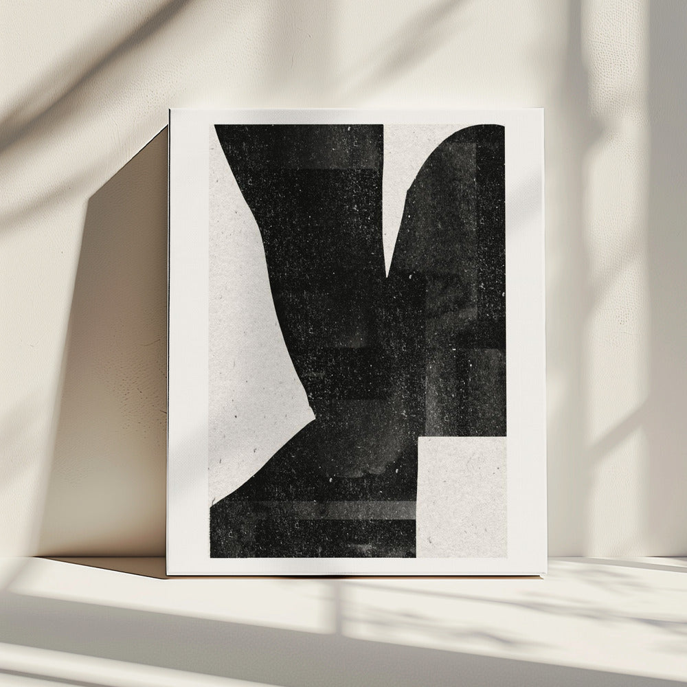 Dunkle Silhouettenform | Leinwand