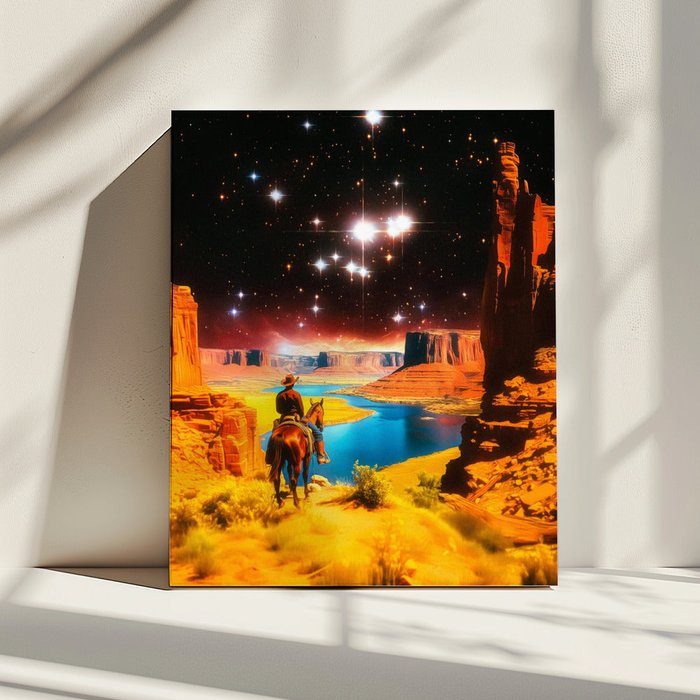 Die kosmische Grenze | Leinwand
