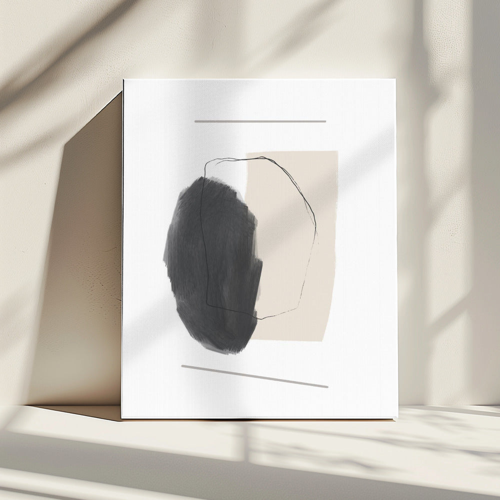 Schattierte Geometrie | Leinwand