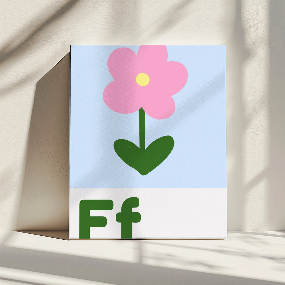 Blumenalphabet | Leinwand