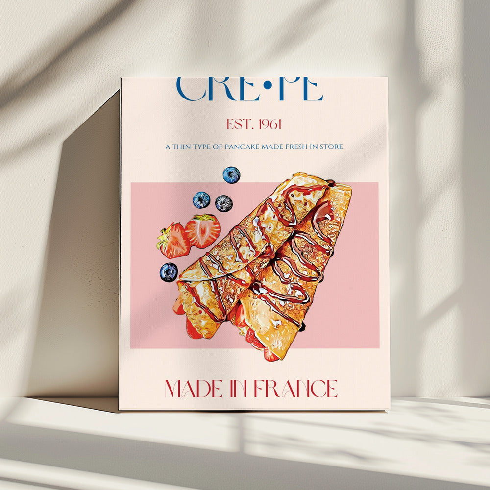 Französischer Crêpe-Genuss | Leinwand