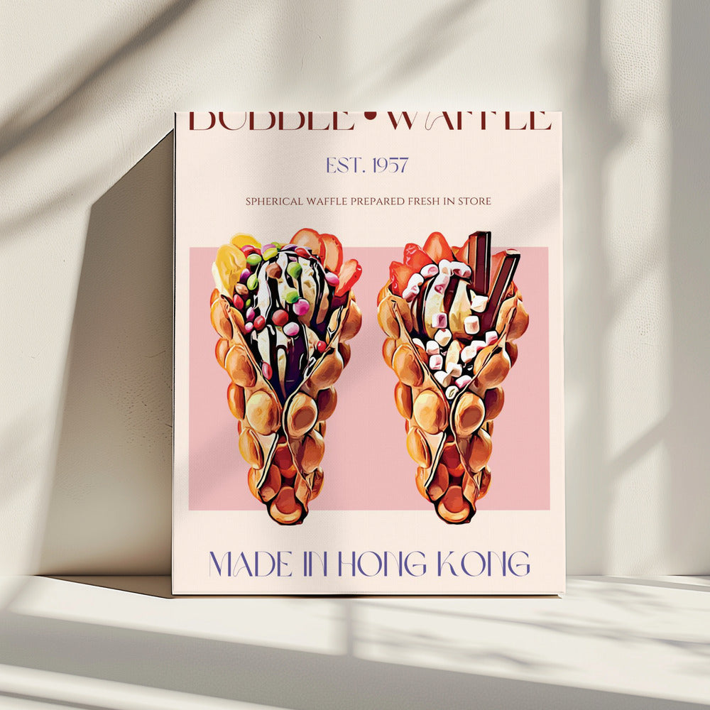 Bubble Waffle Delight | Canvas