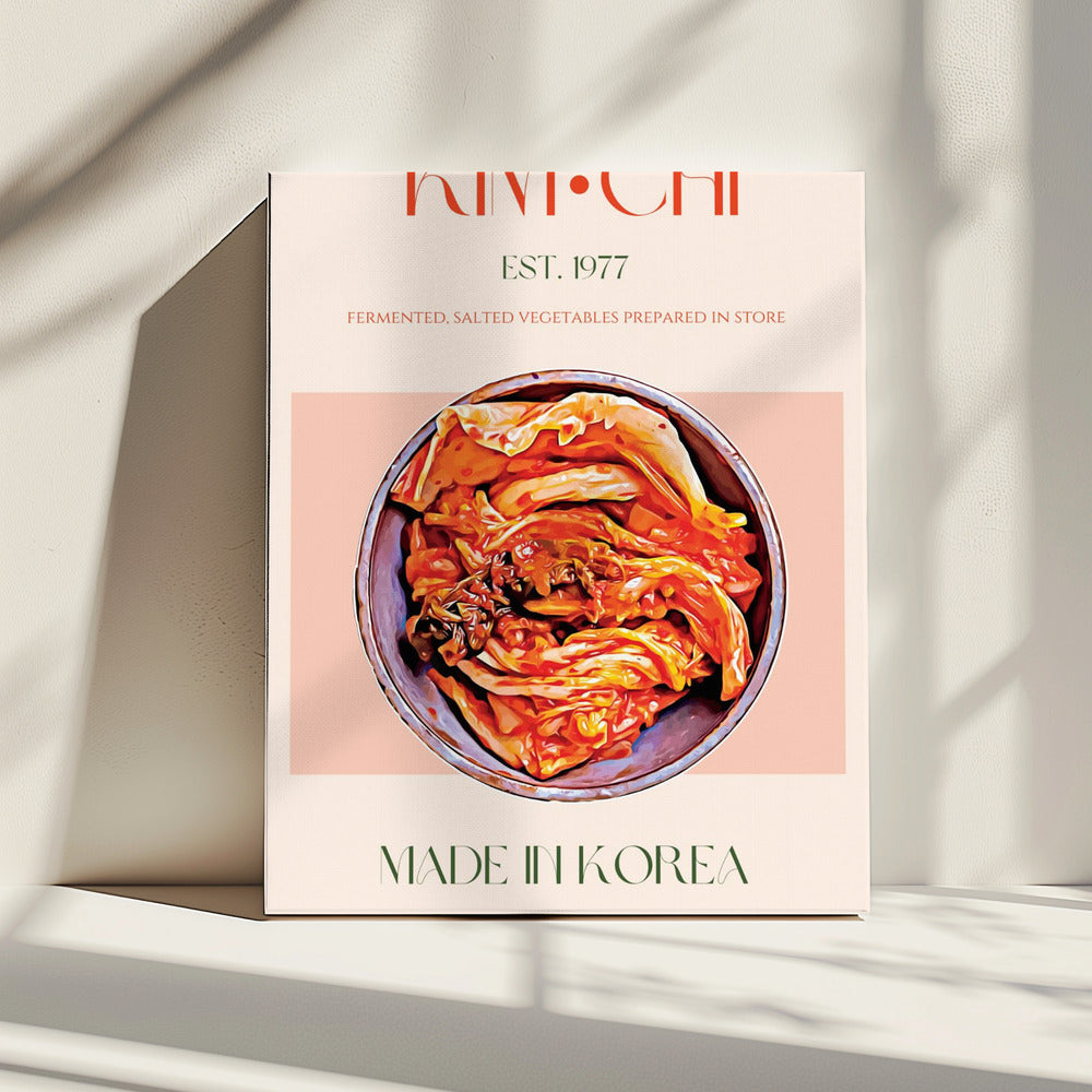 Koreanischer Kimchi-Genuss | Leinwand