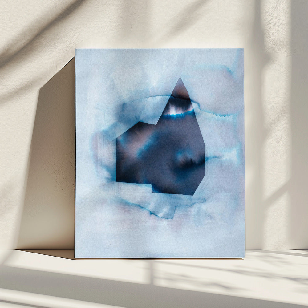 Geometrische Form mit Farbverlauf | Leinwand