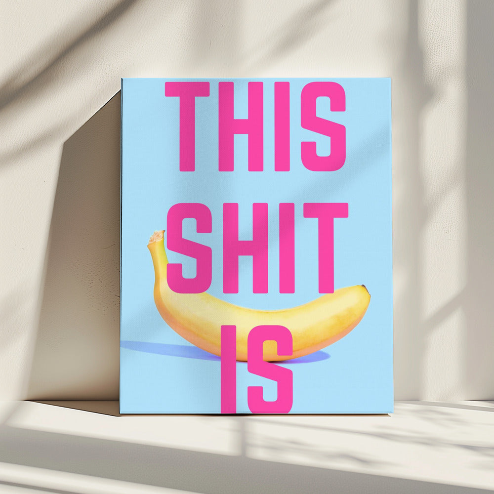 Markantes Bananen-Statement | Leinwand