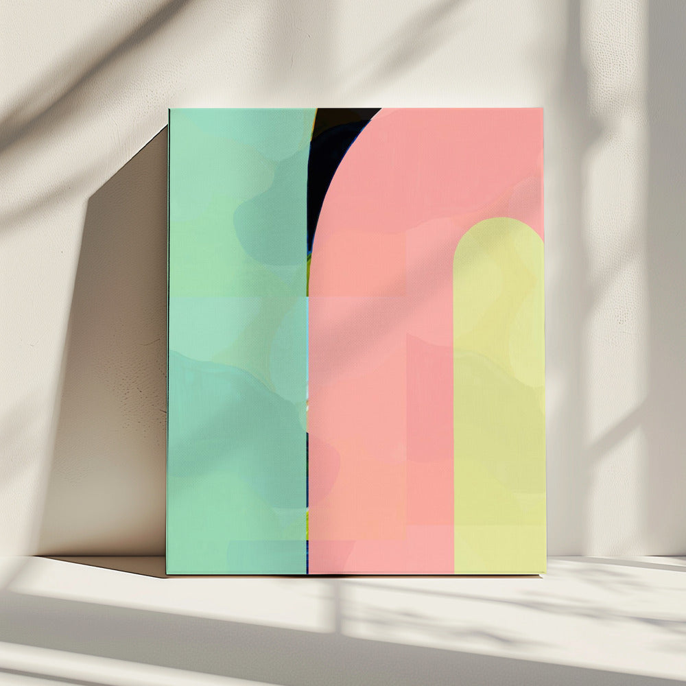 Pastellkurven | Leinwand