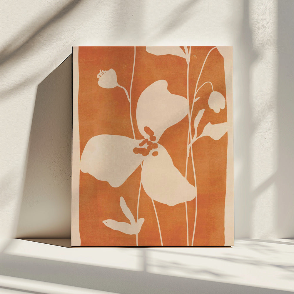 Abstrakte Minimale Blumen | Leinwand