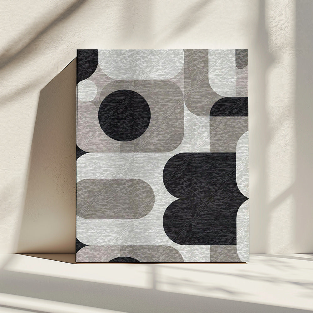 Modernes geometrisches Muster | Leinwand