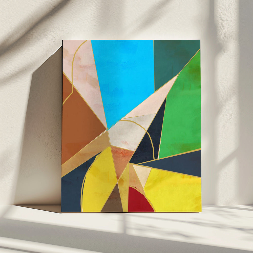 Bunte geometrische Formen | Leinwand