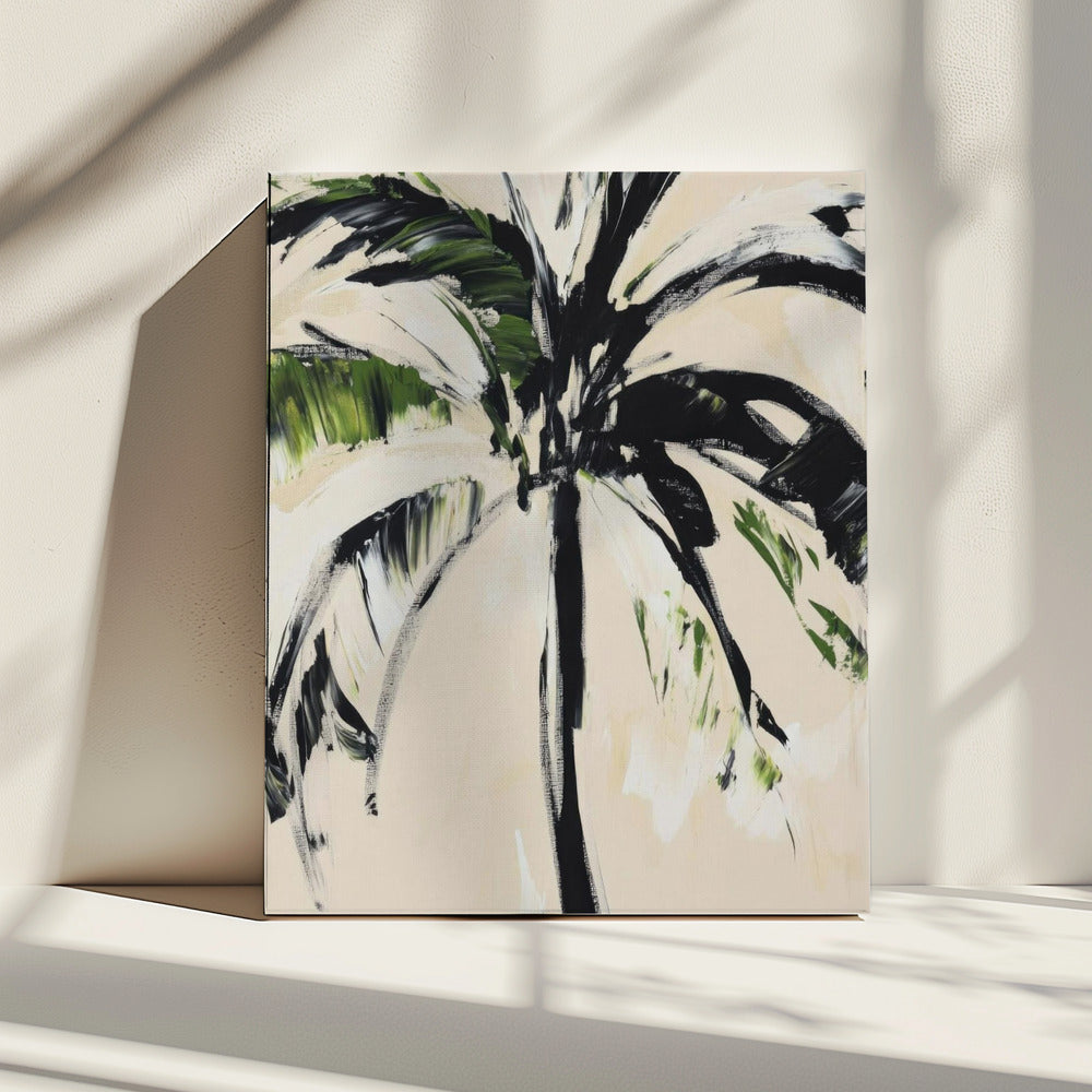 Abstrakte Palme | Leinwand