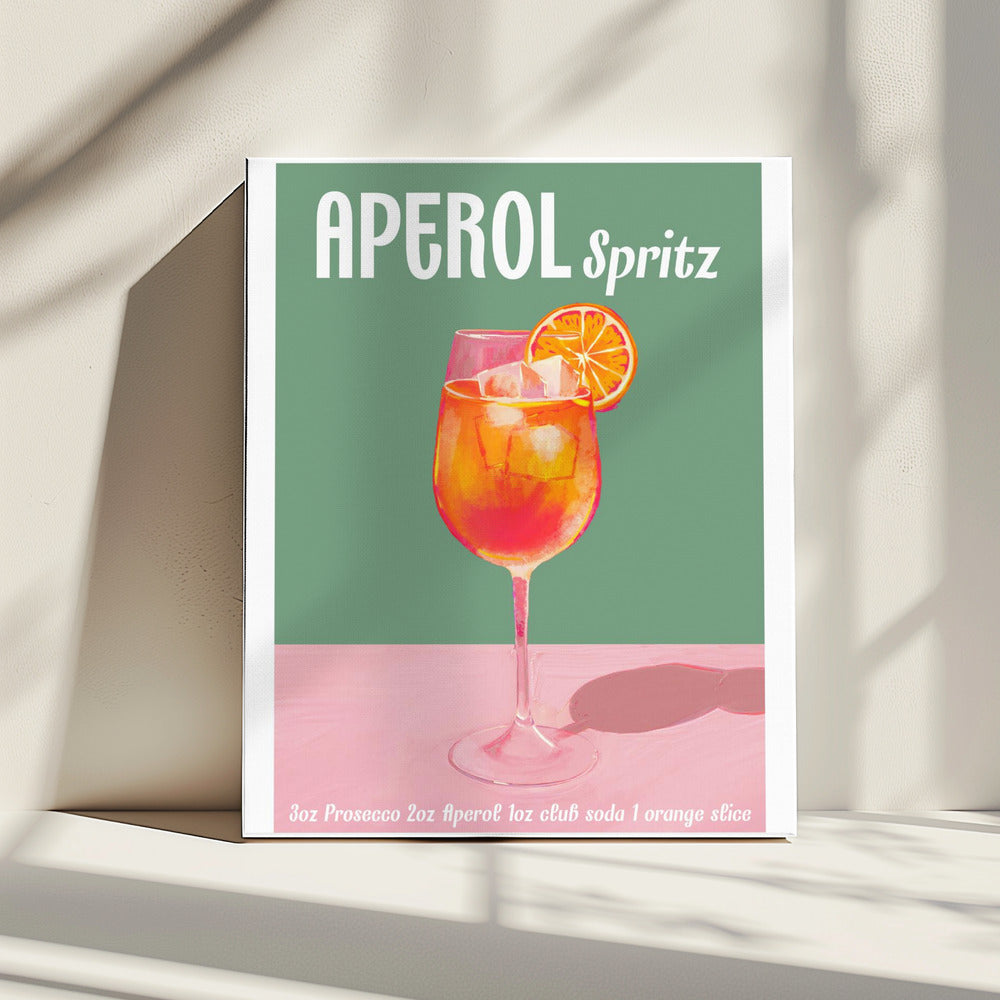 Aperol Spritz Cocktail | Leinwand