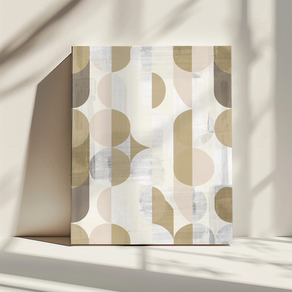 Schwarz Taupe | Leinwand