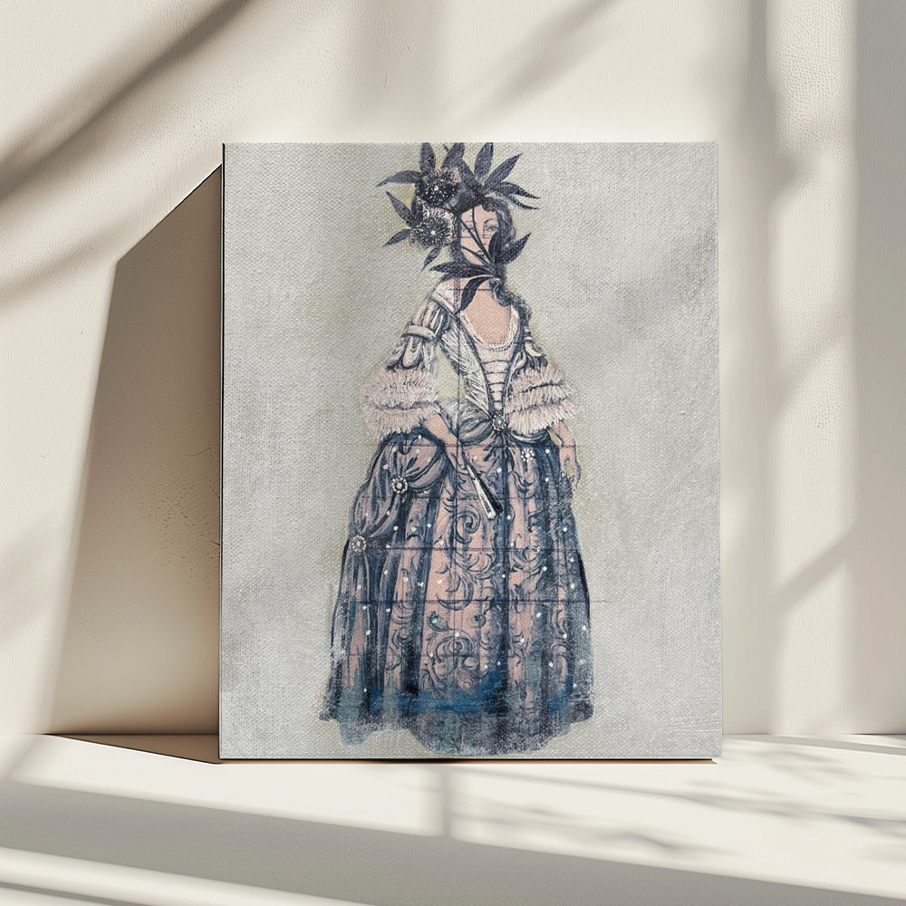 Verschleierte Eleganz | Leinwand
