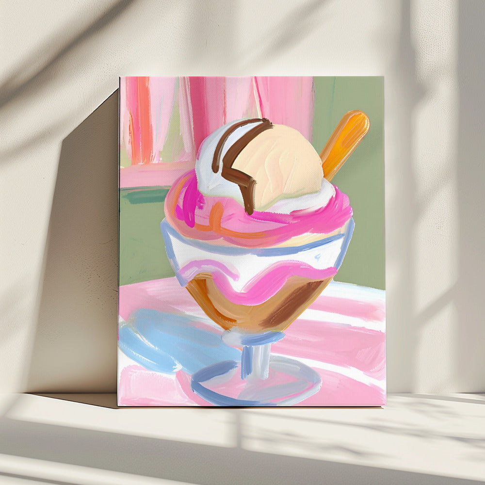 Süßes Sorbet-Vergnügen | Leinwand