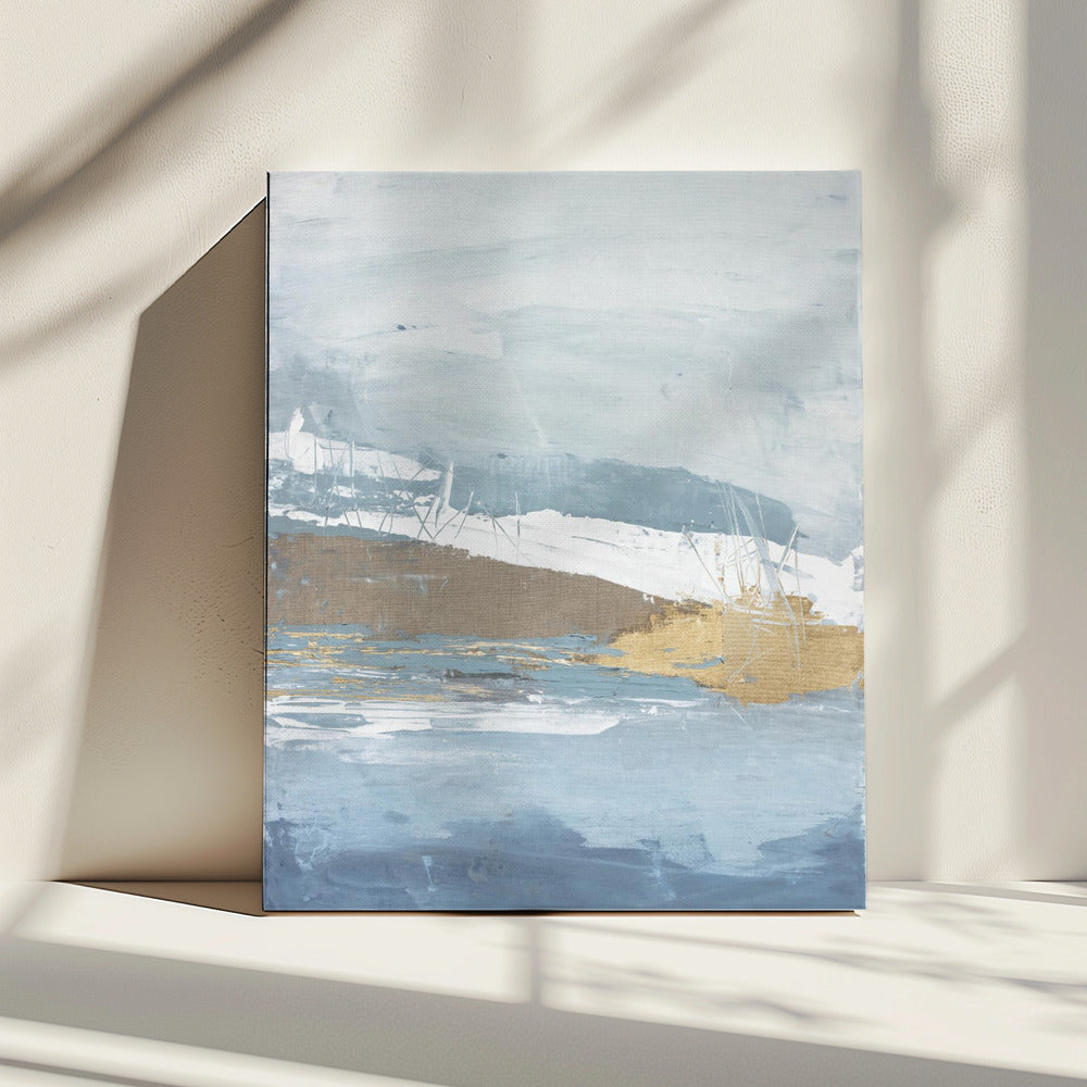 Goldener Nebelhorizont | Leinwand