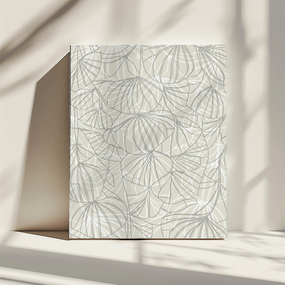 Abstract Floral Line | Canvas