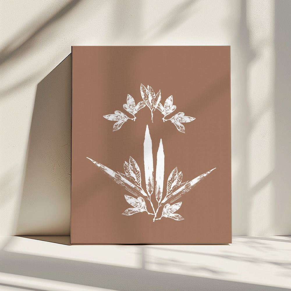 Blattemblem-Design | Leinwand