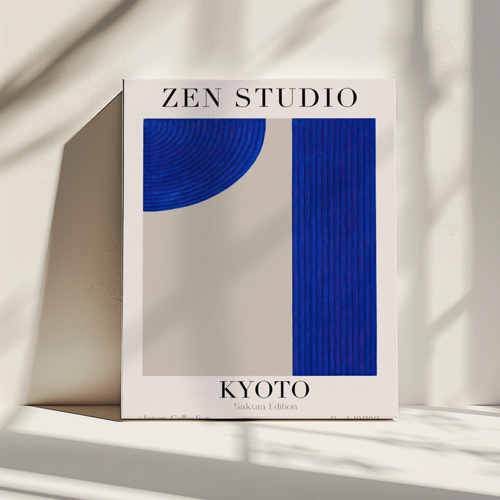 Kyoto Blaue Harmonie | Leinwand